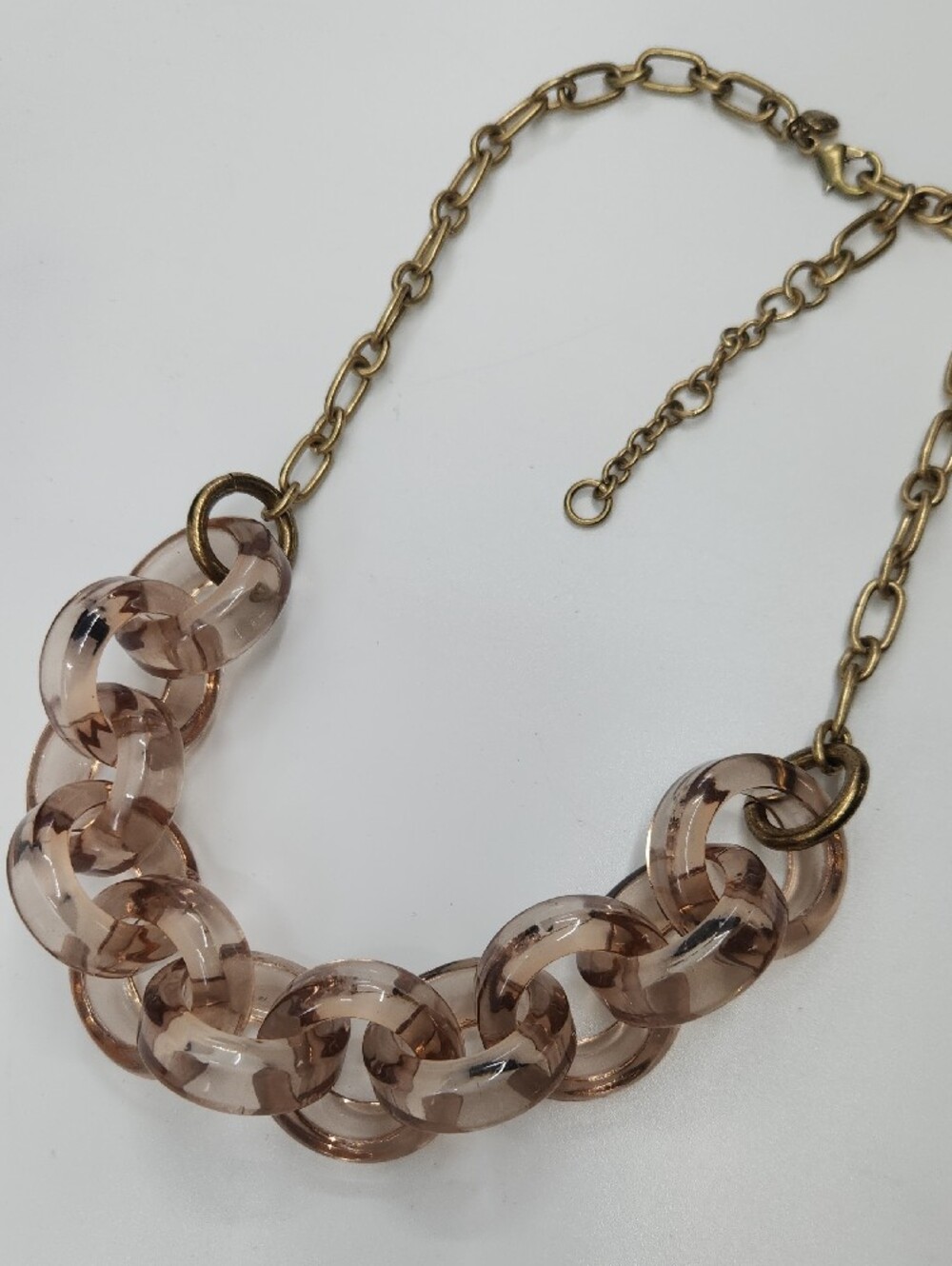 J. Crew Acrylic Link Statement Necklace - Picture 6 of 7